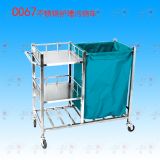 Stainless steel nursing waste cart